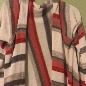 Striped multicolor cardigan